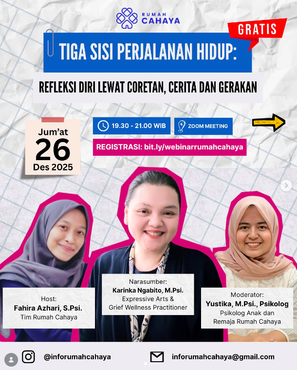 Tiga Sisi Perjalanan Hidup: Refleksi Diri Lewat Coretan, Cerita dan Gerakan